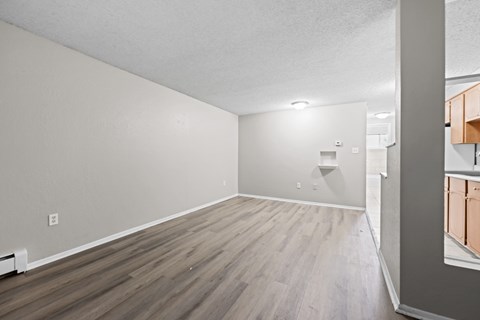 Floor plan for 1 bed, 1 bath, 550 sqft
